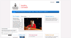 Desktop Screenshot of healthpromcornwall.org