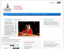 Tablet Screenshot of healthpromcornwall.org